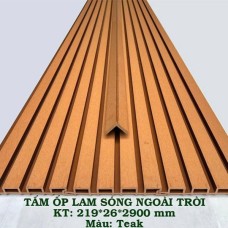 Thi công lam sóng gỗ nhựa chuyên nghiệp tại Thủ Đức