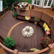 Thi công sàn gỗ nhựa ngoài trời tại Thủ Dầu Một