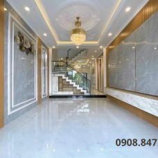 Thi công tấm ốp tường tại Vườn Lài