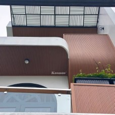 Thi công trần ban công gỗ nhựa tại Phường Thuận An