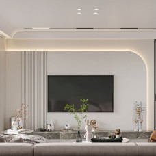 Thi công vách TV phòng khách chuyên nghiệp tại Biên Hòa