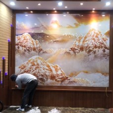 Tranh tráng gương khổ lớn tại Tân Đông Hiệp