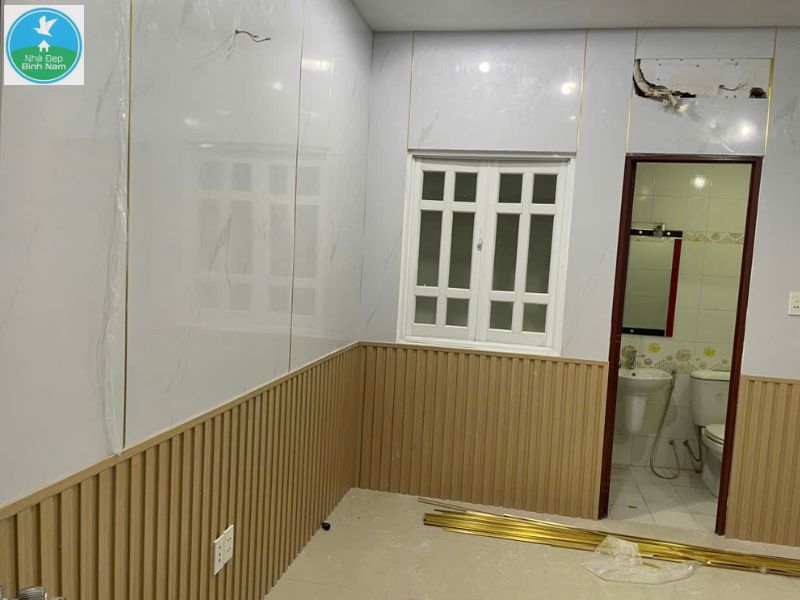Tấm ốp tường giả đá do Bình Nam thi công