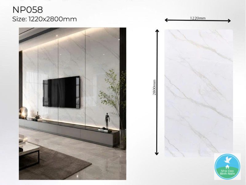 Tấm ốp đa năng sợi than tre vân đá
