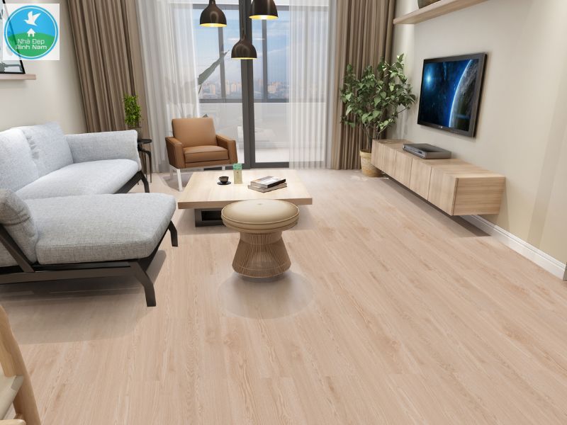 Sàn nhựa hèm khóa tại Tân Uyên