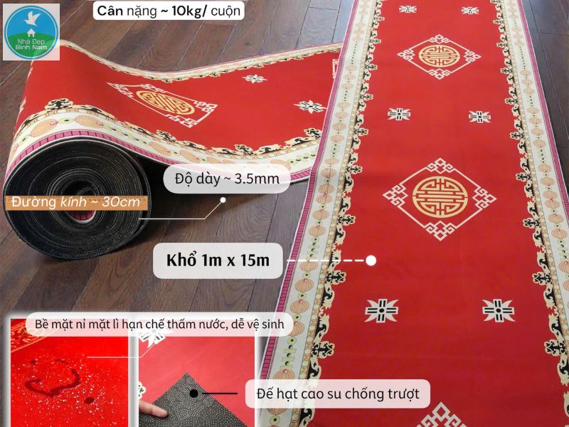 Thảm đỏ trải sàn Thảm đỏ trải sàn