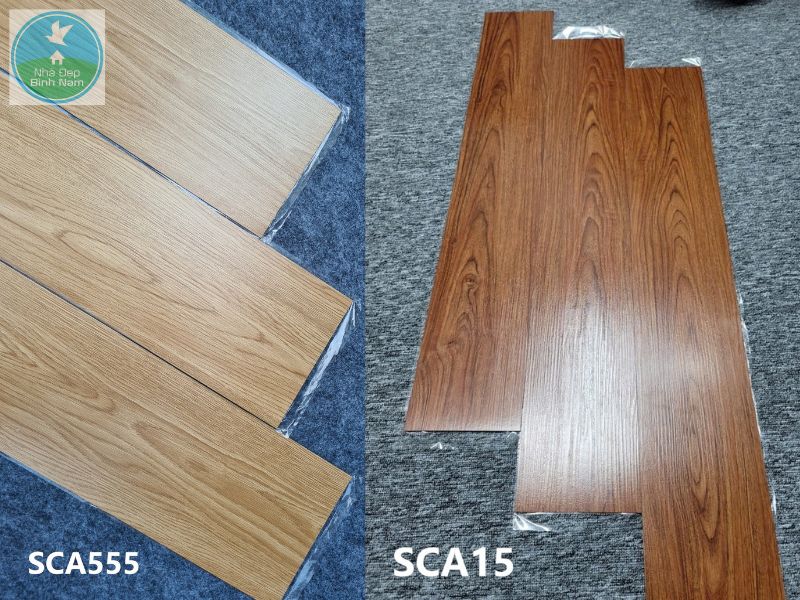 Sàn dán keo giả gỗ