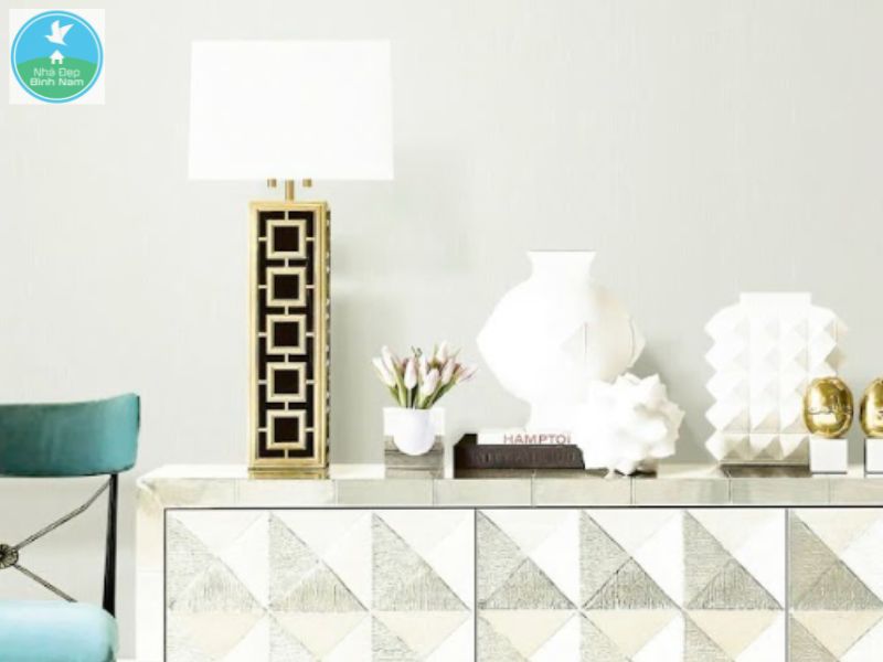 Giấy dán tường họa tiết hoa văn trang trí phòng ngủ