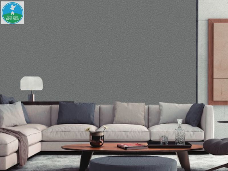 Giấy dán tường đơn sắc trang trí phòng ngủ