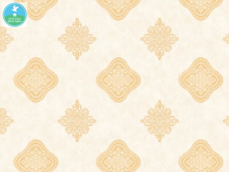 Giấy dán tường đơn sắc trang trí phòng ngủ