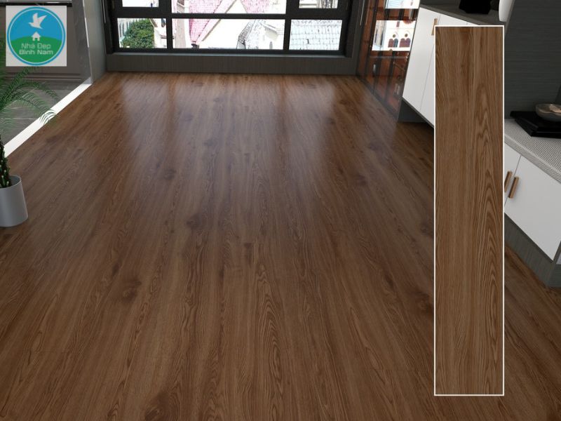 Sàn dán keo giả gỗ