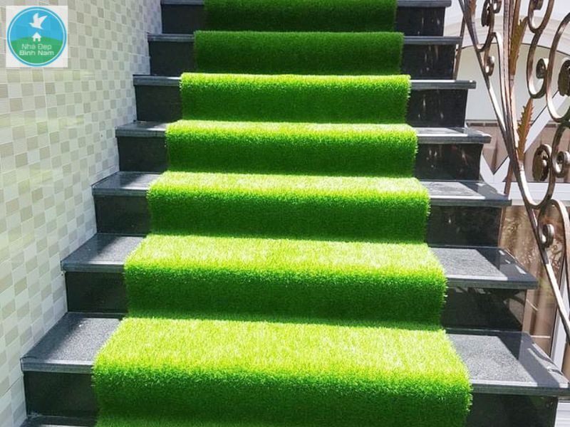 Thảm cỏ ứng dụng linh hoạt trong nhiều khu vực