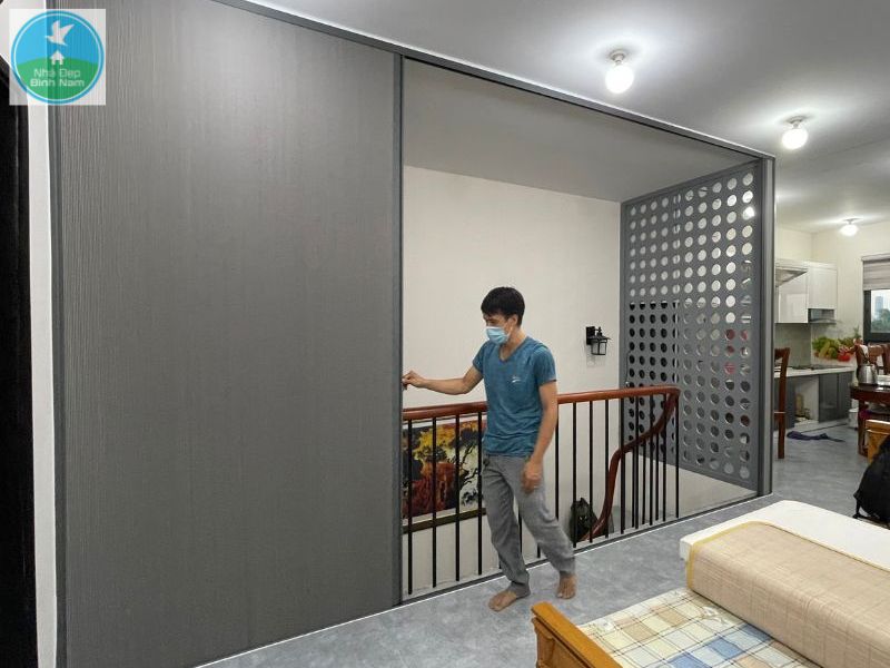 Vách rèm ngăn tổ ong