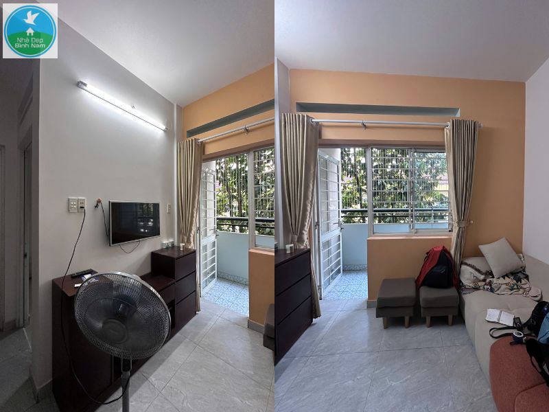 Mặt bàng trước khi thi công