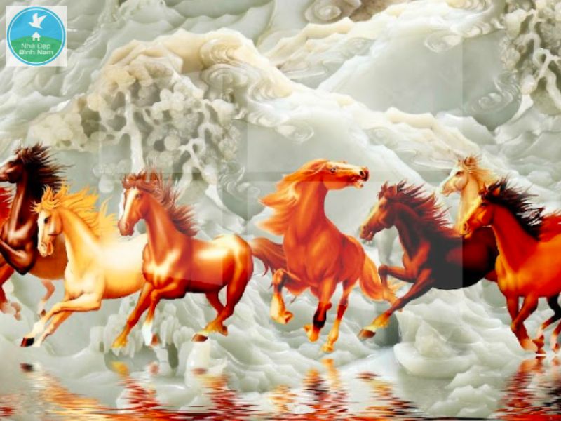 Tranh PVC tráng gương Tranh PVC tráng gương