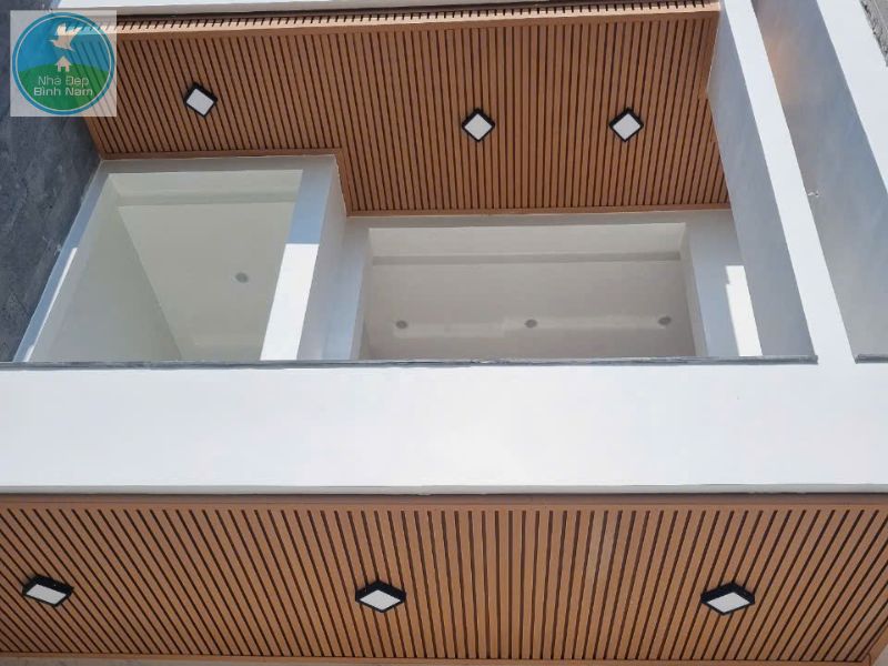 Vách lam sóng gỗ nhựa Vách lam sóng gỗ nhựa