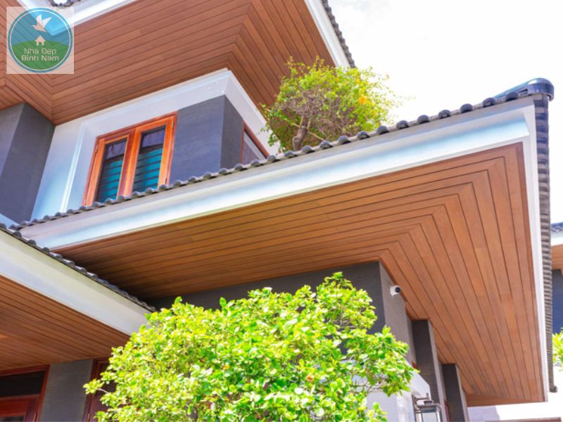 Vách lam sóng gỗ nhựa 