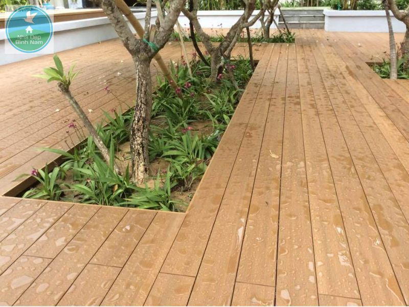 Sàn gỗ nhựa ngoài trời