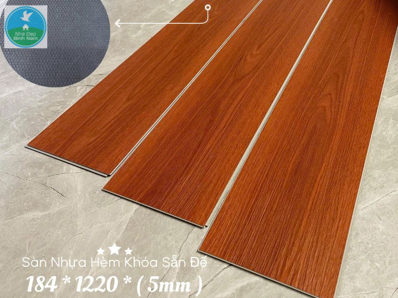 Sàn nhựa hèm khóa đế cao su