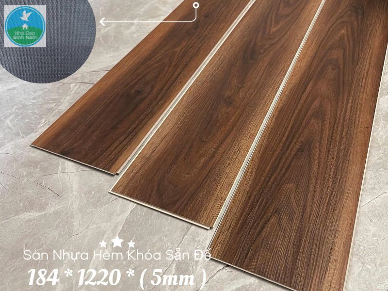 Sàn nhựa hèm khóa đế cao su
