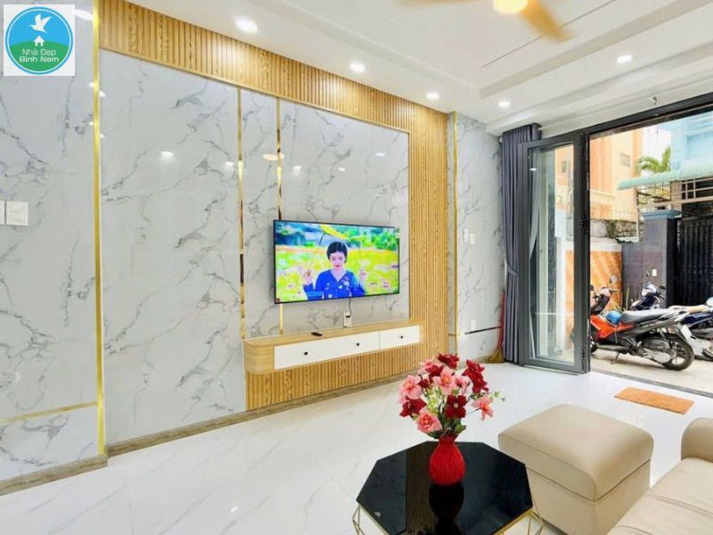 Tấm Pvc làm vách TV
