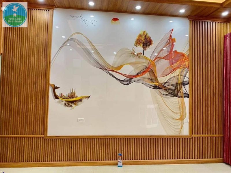 Lam sóng trang trí tường