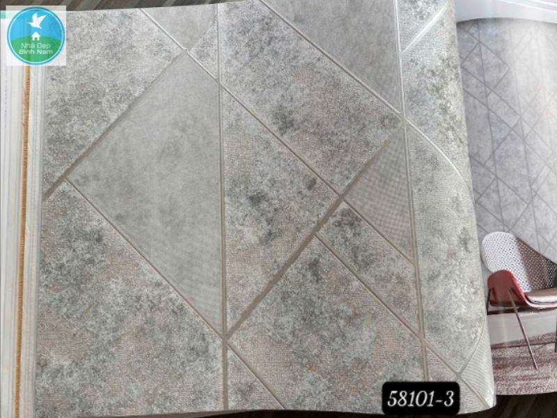 Giấy dán tường đơn sắc trang trí phòng ngủ