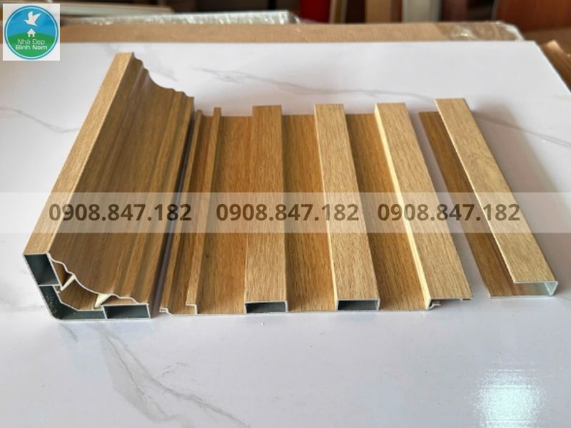 Trần nhôm lam sóng ngoài trời 