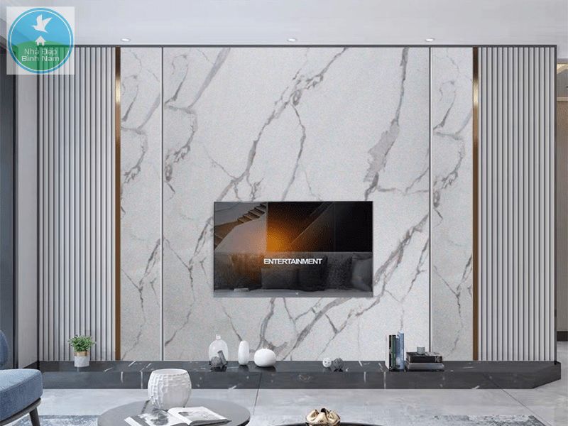 Tấm ốp tường PVC kết hợp lam sóng nhựa giả gỗ Tấm ốp tường PVC kết hợp lam sóng nhựa giả gỗ