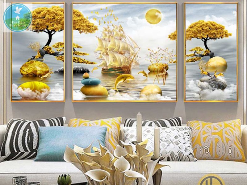 Tranh tráng gương phong cảnh