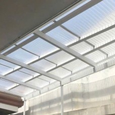 Tấm poly lấy sáng làm mái che tại Biên Hòa