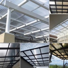 Tấm poly lấy sáng làm mái che tại Dĩ An