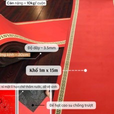 Thảm đỏ trải hành lang tại phường Linh Xuân