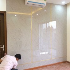 Thi công tấm ốp giả đá tại Hóc Môn