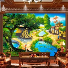 Tranh dán tường 3D giá rẻ tại Gò Vấp