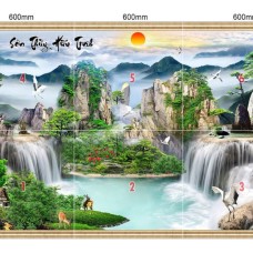 Tranh gạch 3D ốp tường chất lượng tại Dĩ An