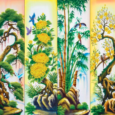 TRANH GẠCH 3D ỐP TƯỜNG TẠI LINH TRUNG - THỦ ĐỨC