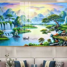 Xưởng in tranh tráng gương tại Làng Đại Học